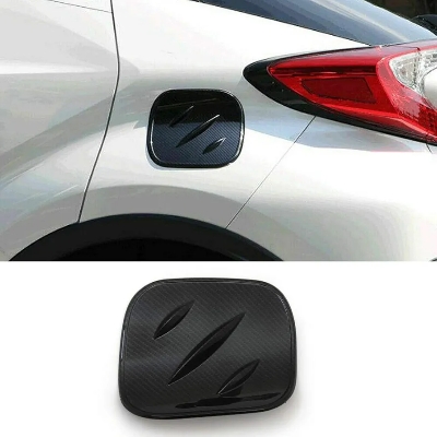 Picture of Carbon Fiber Car Fuel Gas Tank Cap Cover Trim For Toyota C-HR CHR 2017 2018 2019 Exterior Accessories