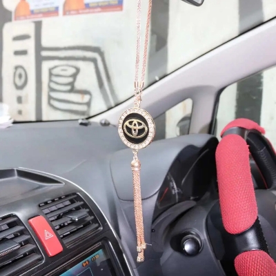 Picture of Round Car Hanging Toyota logo