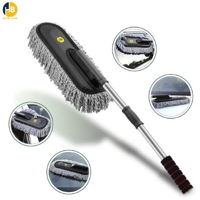 Picture of Multipurpose Car Wash Brush Exterior and Interior Microfiber Duster with Extendable Handle for Cleaning
