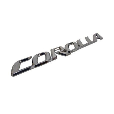 Picture of 1 Pcs COROLLA Letter Logo Car Auto Decorative Emblem Badge Sticker Decal Replacement For TOYOTA