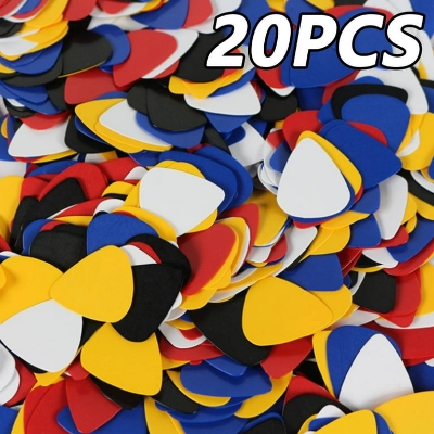 Picture of 20Pcs Guitar Picks,Precision Focused Guitar Accessories Ergonomic Guitar Pick for Long Sessions