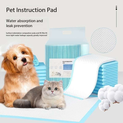Picture of 1Pcs Super Absorbent Pet Diaper Cat Dog Training Diaper Pad Thickened Diaper Pad Disposable Healthy Diaper Pad Pet Supplies