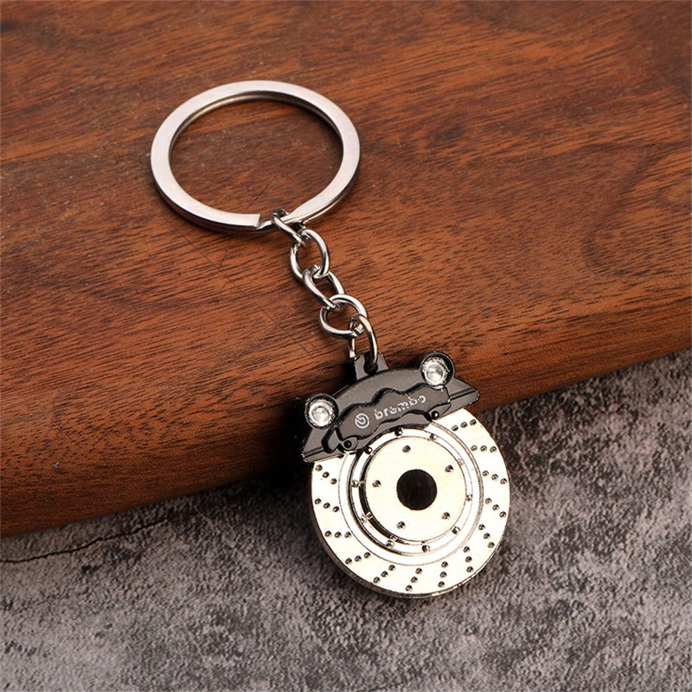 Picture of Automotive Keychain Brake Disc Wheel Keychains - Metal Car Modification Discs Keyring