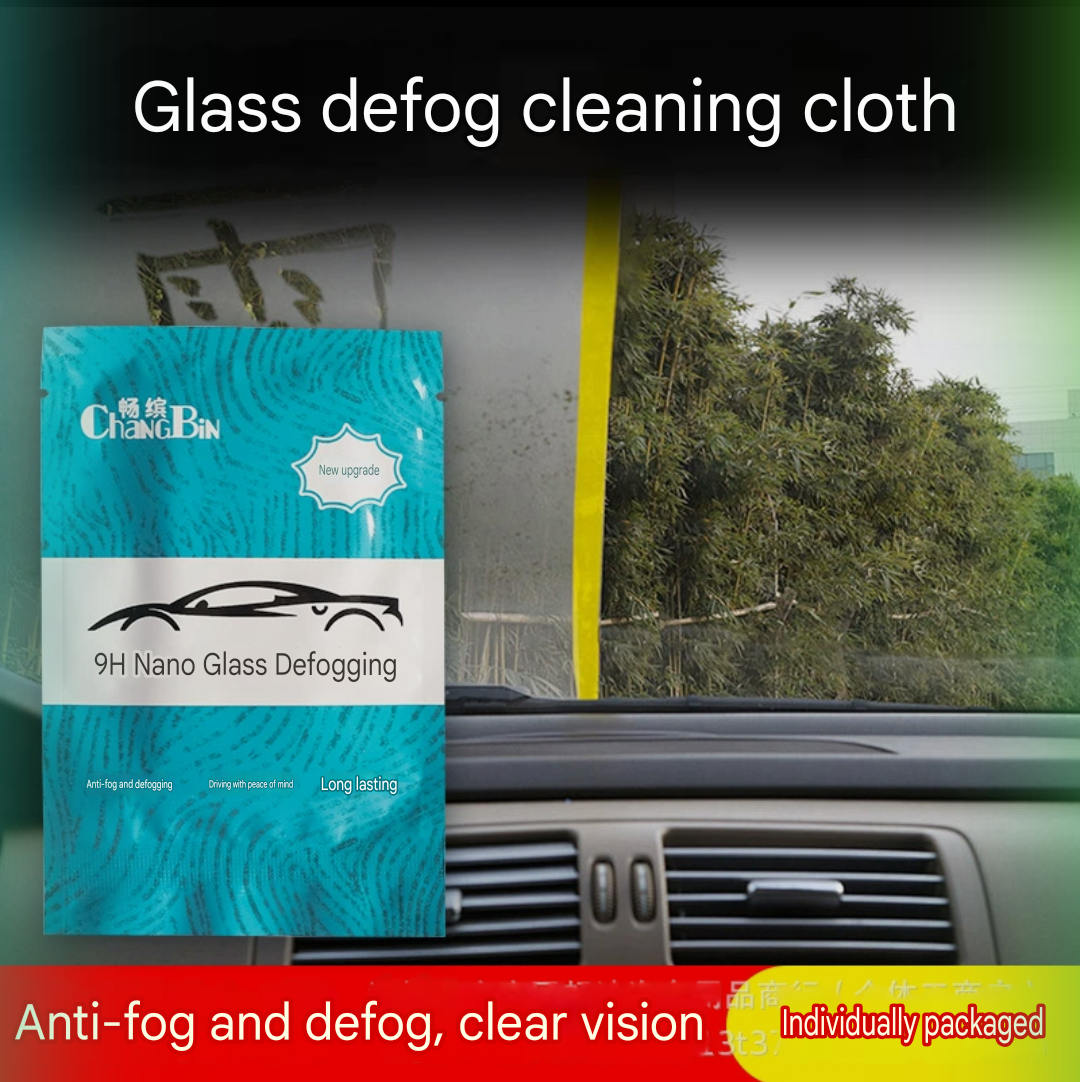 Picture of Glass Defogging Wipes Portable Disposable Cleaning Wipes Car Windscreen Rearview Mirror Anti-fogging and Rainproof Wipes