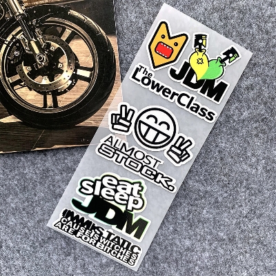 Picture of Car Sticker Pack JDM Accessories Racing Decals for Cars