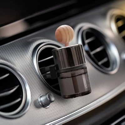 Picture of 2 Pack Bullsone Diffuser Natural Home Car Air Freshener, Luxury Car Perfume, Vent Clip Type - Blackberry & Cherry Scent