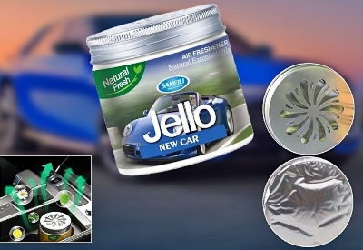 Picture of Jello New Car Flavor Air Freshener Gel Long Lasting Fragrance 1 Pc