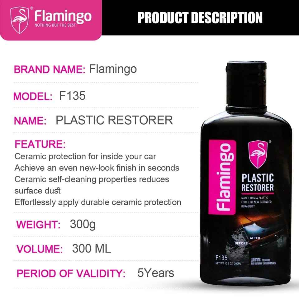 Picture of Flamingo Exterior And Interior Plastic Restorer