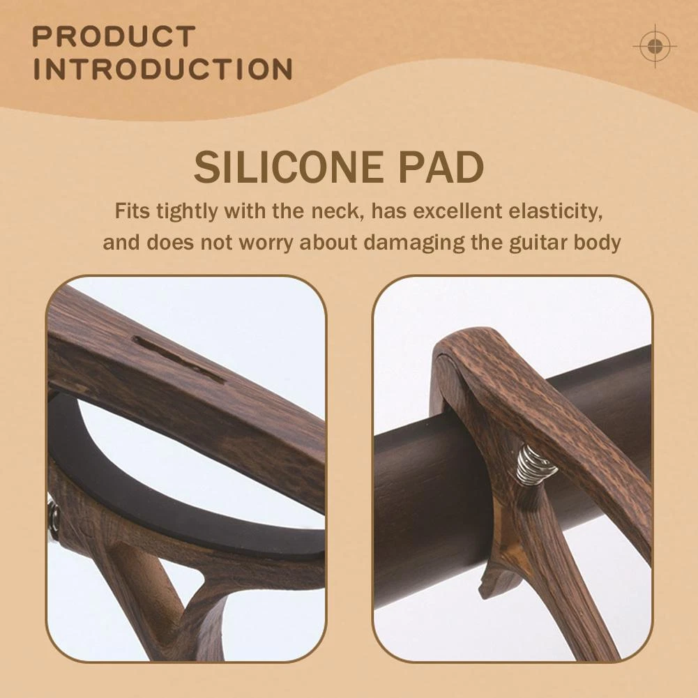 Picture of Guitar Capo for Acoustic Guitar - Versatile Nylon Acoustic Guitar Capo - User-friendly Guitar Capo, Guitar Accessories for Electric Guitar, Classical Guitar