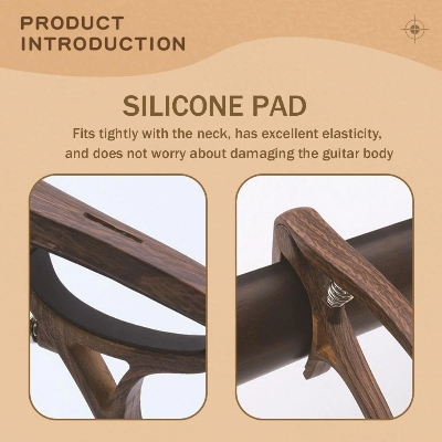 Picture of Guitar Capo for Acoustic Guitar - Versatile Nylon Acoustic Guitar Capo - User-friendly Guitar Capo, Guitar Accessories for Electric Guitar, Classical Guitar