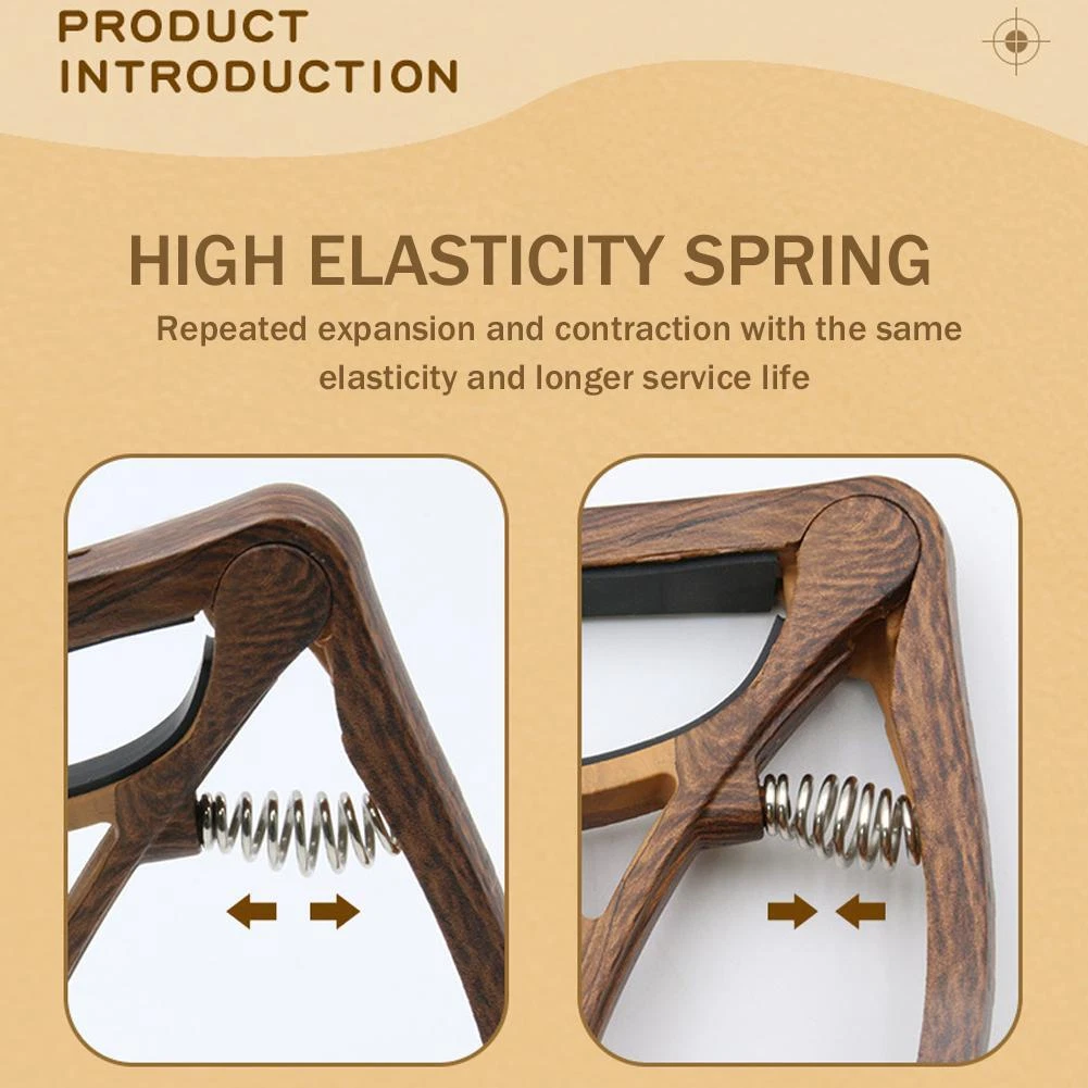 Picture of Guitar Capo for Acoustic Guitar - Versatile Nylon Acoustic Guitar Capo - User-friendly Guitar Capo, Guitar Accessories for Electric Guitar, Classical Guitar