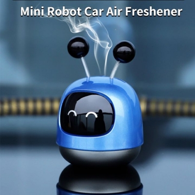 Picture of Car Air Freshener Mini Robot Cute Cartoon Display Mold Car Fragrance Decoration for Vehicles