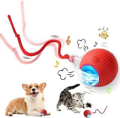Picture of Automatic Rolling Ball Smart Cat Dog Toy Electric Pet Self-moving Kitten Game