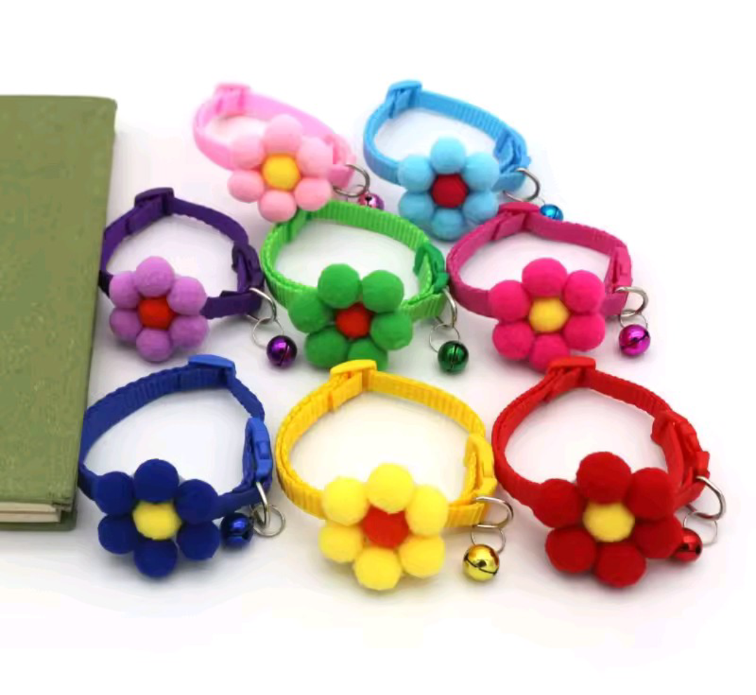 Picture of 1PC Random Color Cute Cat Collar Small Puppy Collars Bow Kitten Cat Collar