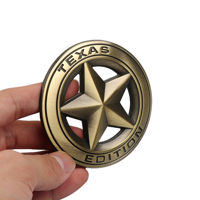 Picture of Texas Edition Star Emblem Edition Auto Car Badge Sticker 2.95 Inch
