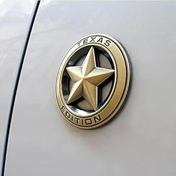 Picture of Texas Edition Star Emblem Edition Auto Car Badge Sticker 2.95 Inch