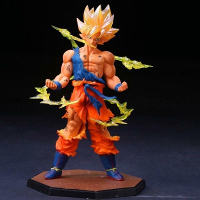 Picture of 18CM Anime Figure Dragon Ball Z Super Saiyan Son Goku Action Figure Model Toy Collectible Model Doll Ornament Kids Children Gift