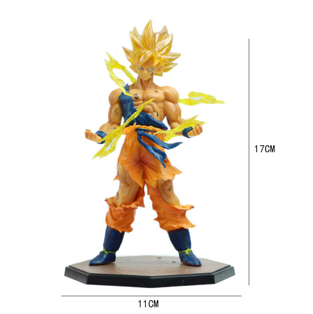 Picture of 18CM Anime Figure Dragon Ball Z Super Saiyan Son Goku Action Figure Model Toy Collectible Model Doll Ornament Kids Children Gift