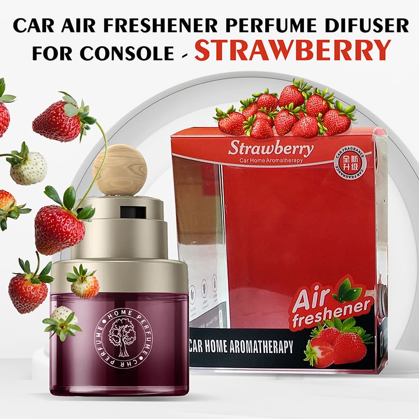 Picture of Car Air Freshener Perfume Diffuser For Console - Strawberry