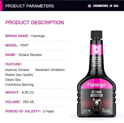 Picture of Flamingo Octane Booster 250ml a Reliable Product for Bike and Car