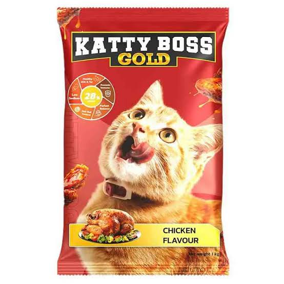 Picture of Katty Boss Gold Cat Food Chicken Flavour - 1kg
