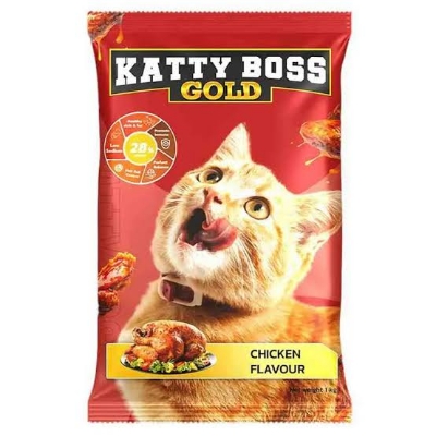 Picture of Katty Boss Gold Cat Food Chicken Flavour - 1kg