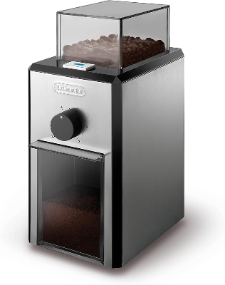 Picture of Delonghi Stainless Steel Burr Coffee Grinder, Silver