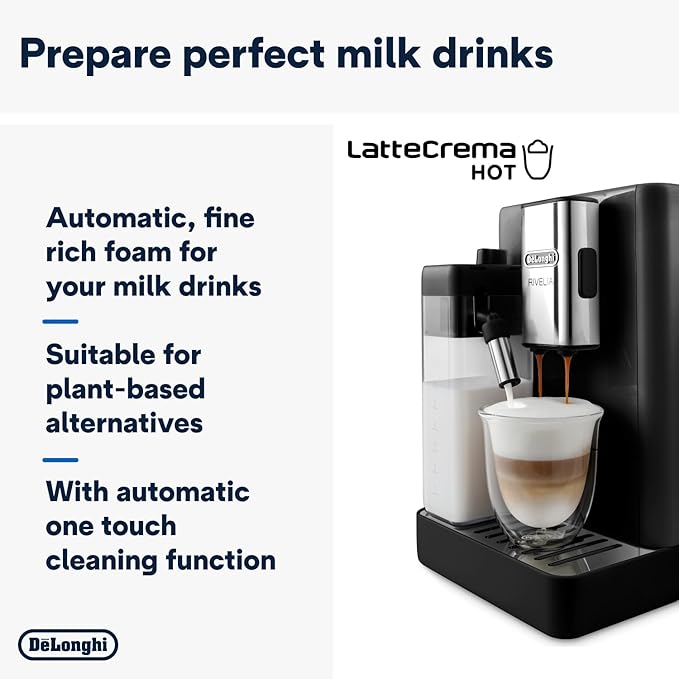 Picture of De'Longhi Rivelia EXAM440.55.B, Fully Automatic Coffee Machine