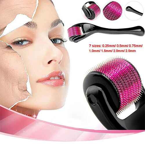 Derma Roller Micro Needle for Hair, Beard Growth and Facial Skin Therapy (0.5 mm) Cosmetic Shopping Zone online shop bangladeshothoba.com