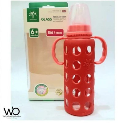 Baby Feeder Bottle Minitree Regular Neck Baby Feeding Glass Bottle 6m+ 240ml Bottle Multicolor Available Cosmetic Shopping Zone online shop bangladeshothoba.com