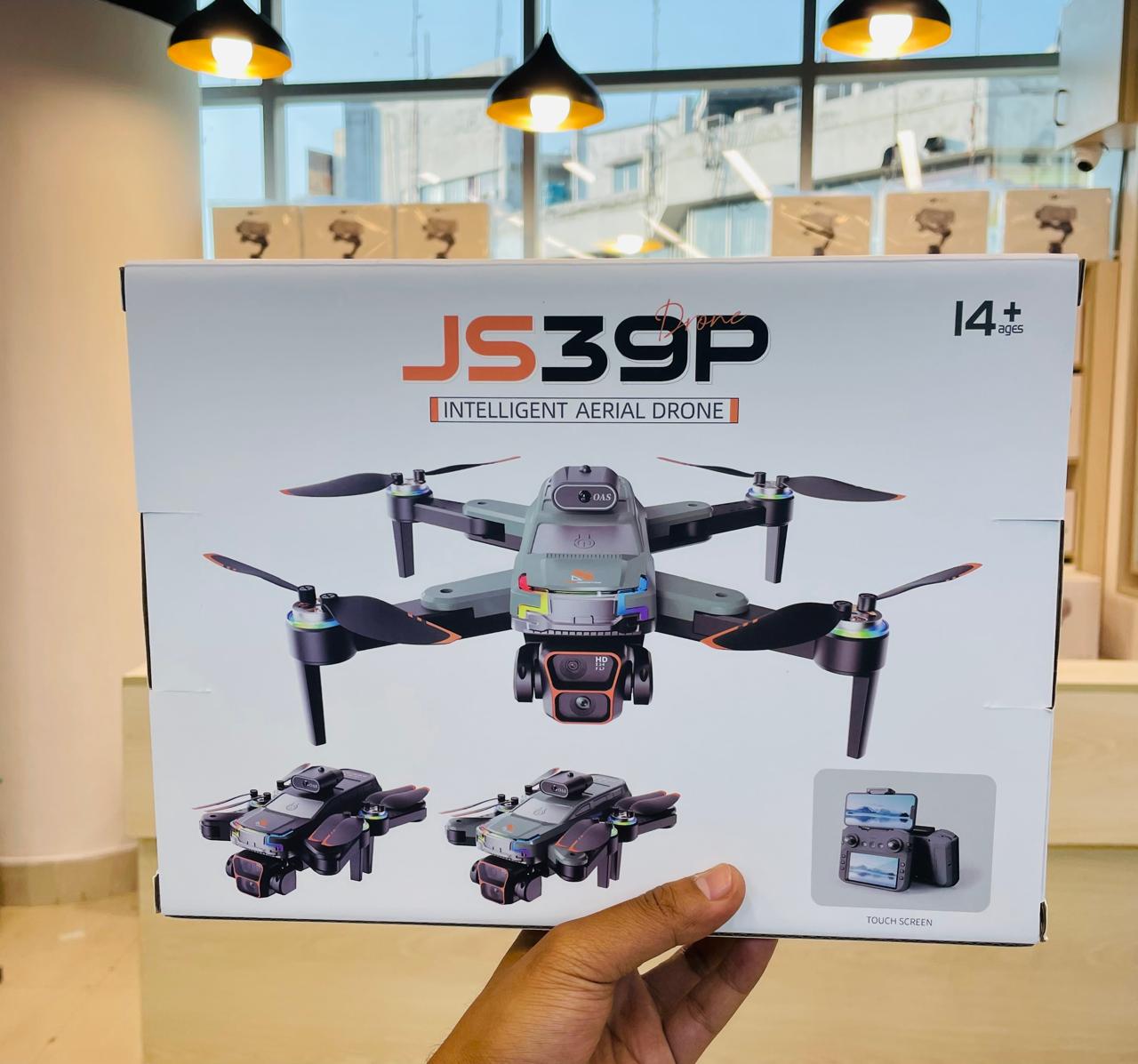 Picture of JS39 Brushless 4-Direction Obstacle Avoidance Optical Flow Positioning Triple Camera Drone
