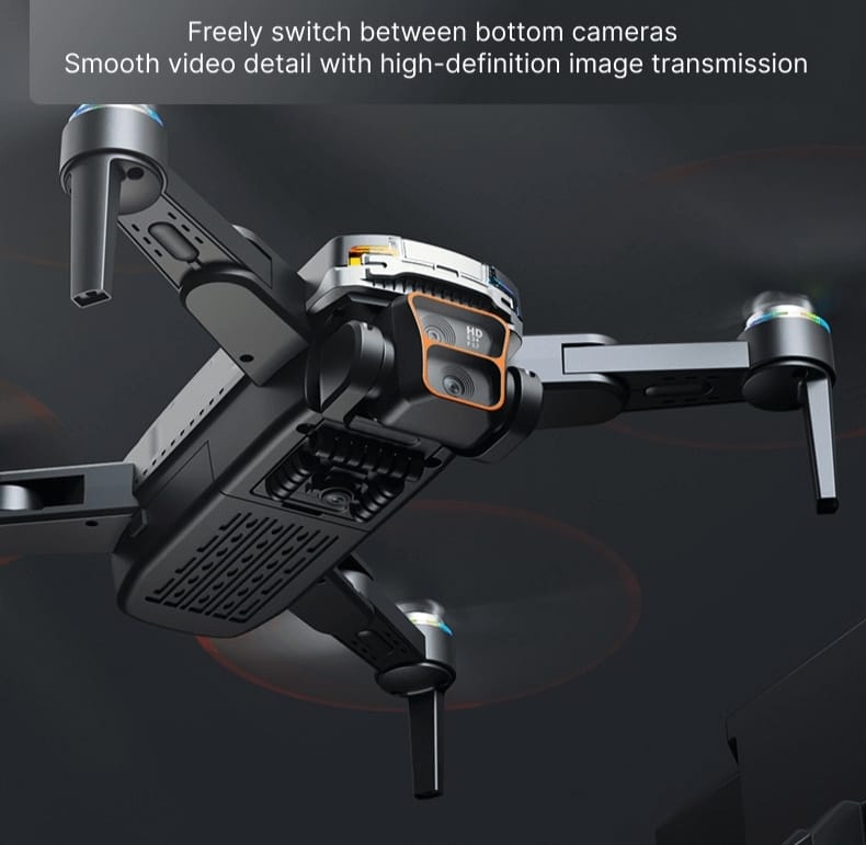 Picture of JS39 Brushless 4-Direction Obstacle Avoidance Optical Flow Positioning Triple Camera Drone