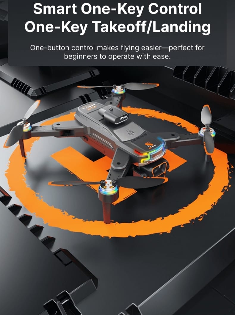 Picture of JS39 Brushless 4-Direction Obstacle Avoidance Optical Flow Positioning Triple Camera Drone