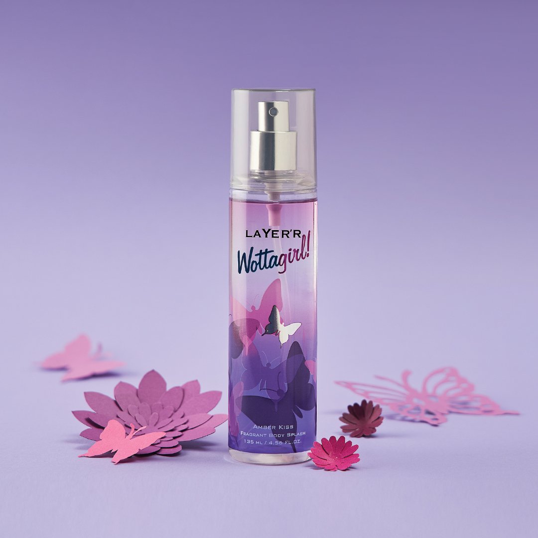 Picture of Layer'r Shot Amber Kiss Body mist for Women - 135 ml