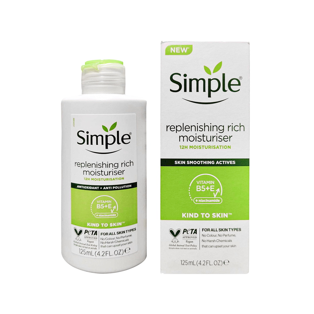 Picture of Simple Kind to Skin Replenishing Rich Moisturizer

(125ml)