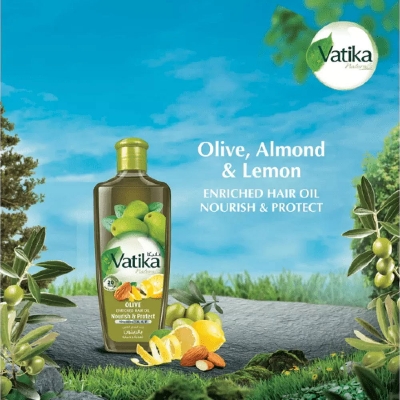 Picture of International UAE product Hair care Vatika OLIVE hair oil - 300ml