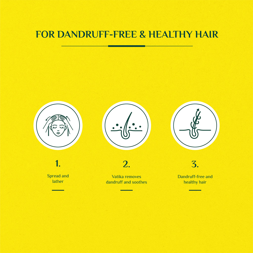 Picture of International UAE product Vatika Naturals Dandruff Guard Shampoo
with Lemon and Youghurt -400ml