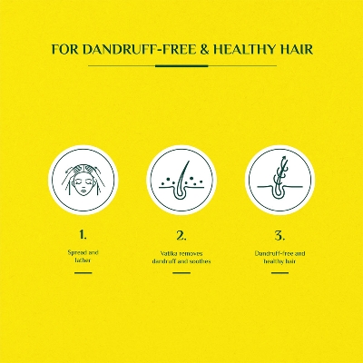 Picture of International UAE product Vatika Naturals Dandruff Guard Shampoo
with Lemon and Youghurt -400ml