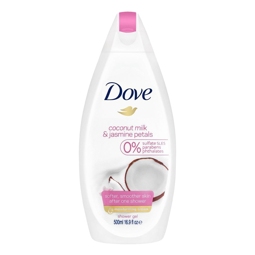 Picture of Dove Coconut Milk & jasmine petals Moisturising Cream Shower Gel 500 Ml