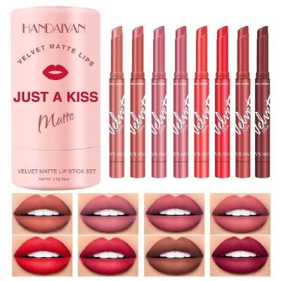 Picture of HANDAIYAN 8pcs lipstick set moisturizing brightening velvet matte lip stick set