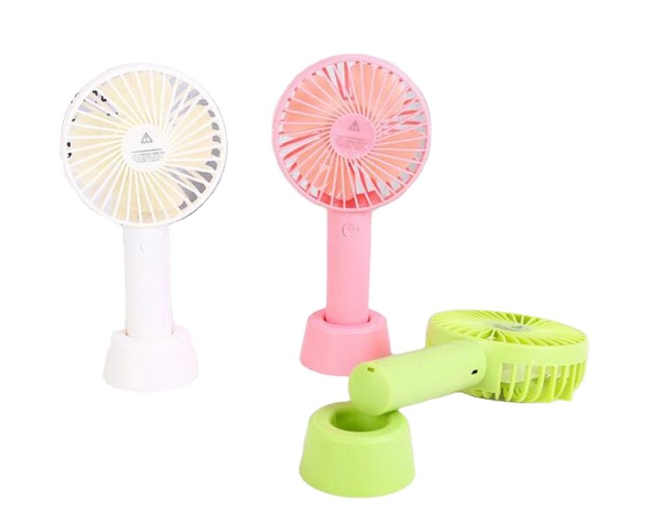Picture of Hand Fans Battery Operated Rechargeable Handheld Mini Fan Foldable Electric Personal For Desktop