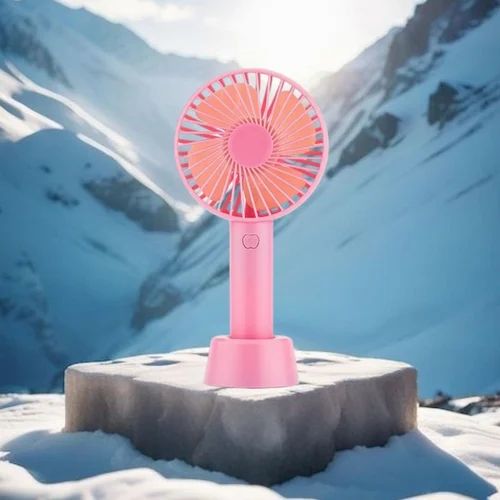 Picture of Plastic Mini USB Rechargeable Hand Fan for Portable Fan,