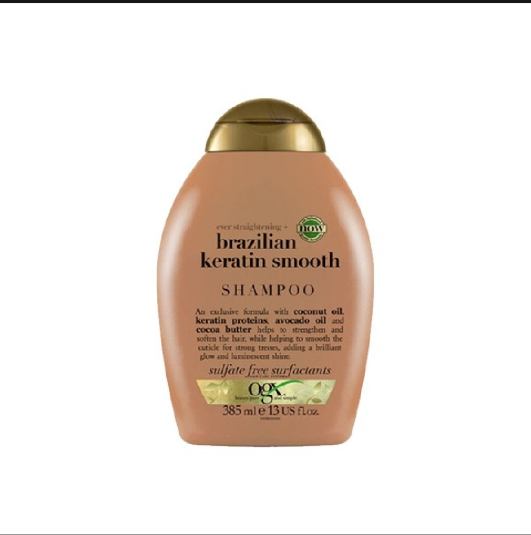 Picture of International Greece product Ogx Brazilian keratin smooth shampoo 385 ML