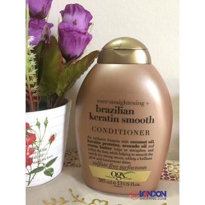 Picture of International Greece product Ogx Brazilian keratin smooth shampoo 385 ML