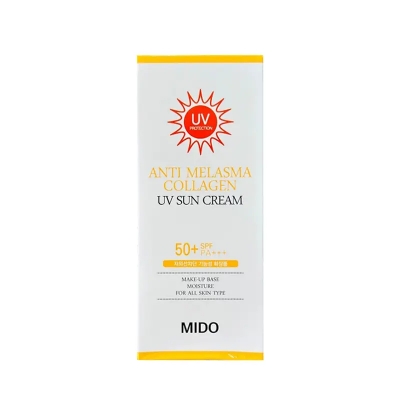 Picture of Mido Anti Melasma Collagen UV 50+ Sun Cream - 70ml For Protecting your Skin From UV Rays