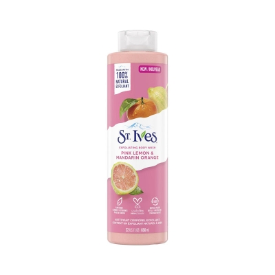 Picture of International USA product St. Ives Exfoliating Body Wash Pink Lemon & Mandarin Orange 650ml