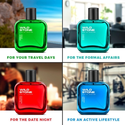 Picture of Wild Stone Edge Forest Spice Hydra Energy And Ultra Sensual Perfume Combo For Men