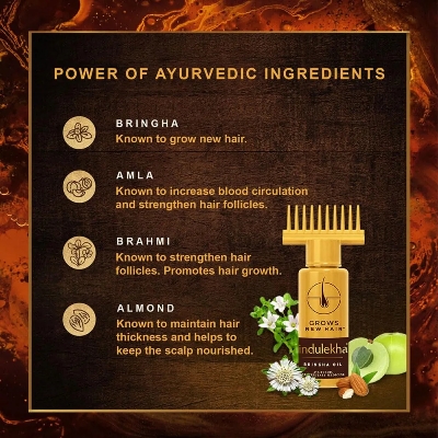 Picture of Indulekha Bringha Hair Oil (50ml)
