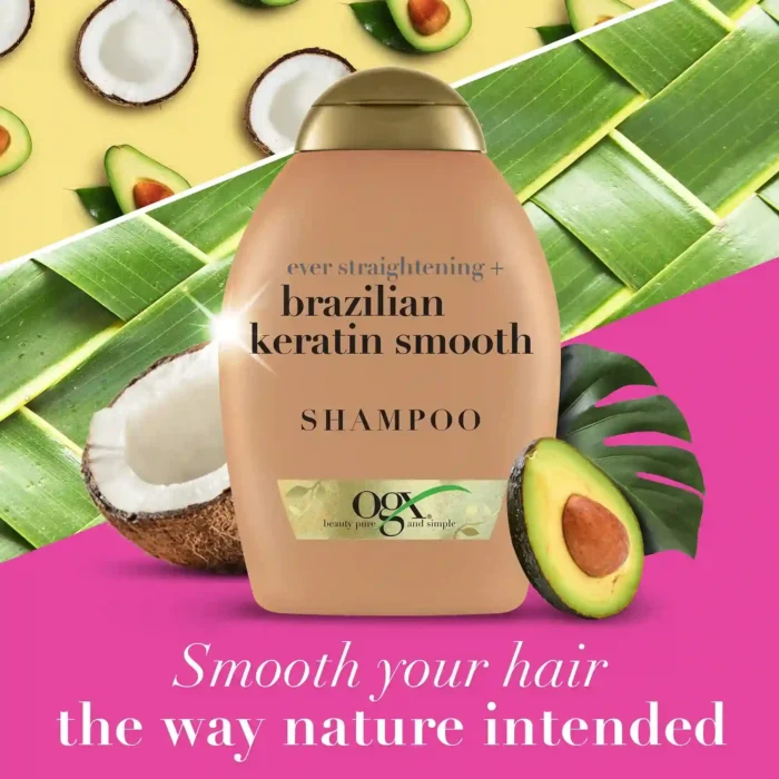 Picture of OGX Brazilian Keratin Smooth Shampoo and Conditioner