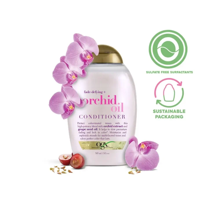 Picture of OGX Fade Defying Orchid Oil Shampoo and Conditioner